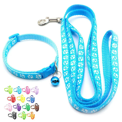 Dog/Cat Leash. Adjustable Leash and Collar for your Puppy. Outdoor Walking