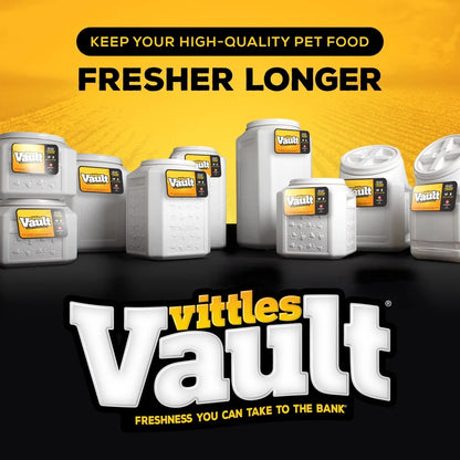 Airtight Pet Food Storage Container, 50lb Capacity, Heavy Duty, HDPE, Lockable Waterproof Sealed Pests Protection