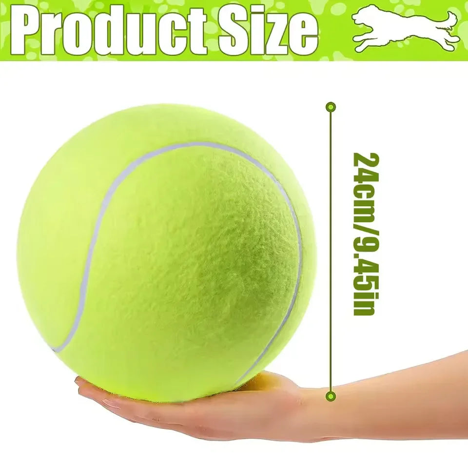 1 Pack 9.5 inch Tennis Ball for Pets  Outdoor/Indoor Sports Training Supplies