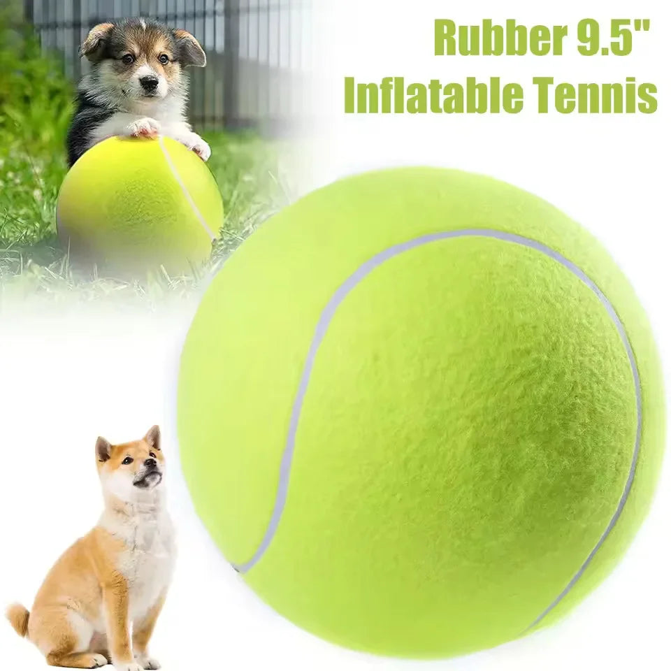 1 Pack 9.5 inch Tennis Ball for Pets  Outdoor/Indoor Sports Training Supplies