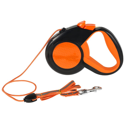 8M Retractable Dog Lead Heavy Duty Walking Leash with Strong Reflective Tape Non-Slip Handle for Small Medium Large Dogs