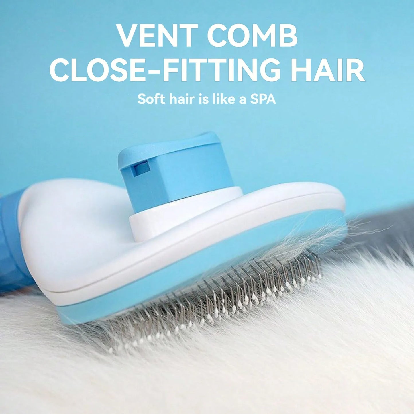 Self Cleaning Stainless Steel Pet Comb