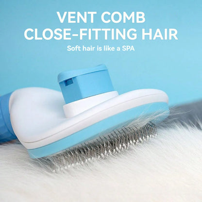 Self Cleaning Stainless Steel Pet Comb