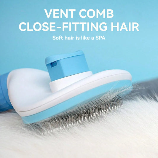 Self Cleaning Stainless Steel Pet Comb