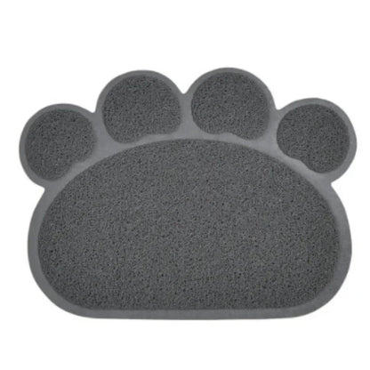 Mat Cute Feeding Dog PVC Dish Bowl Claw-shaped