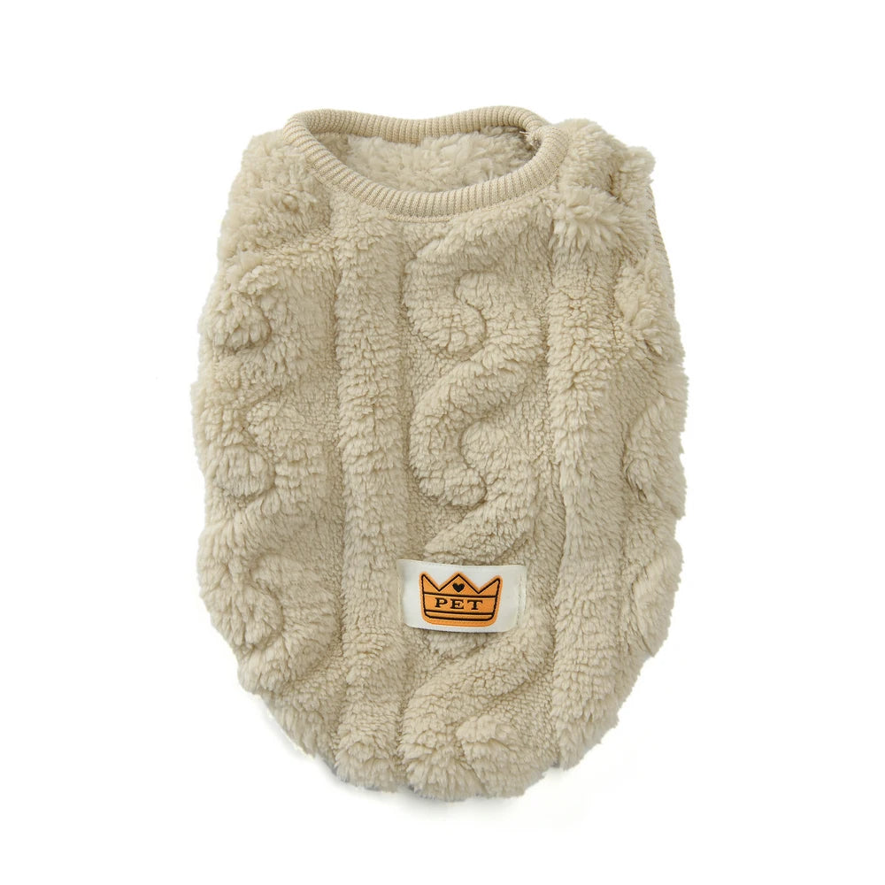 Fleece Dog Jacket For Small Medium Dogs Cats. Autumn Winter Vest Clothing