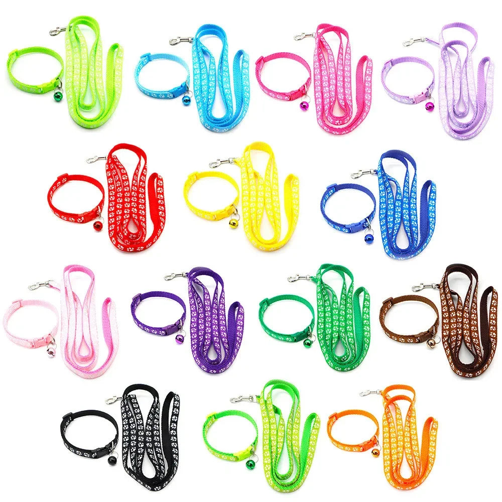 Dog/Cat Leash. Adjustable Leash and Collar for your Puppy. Outdoor Walking