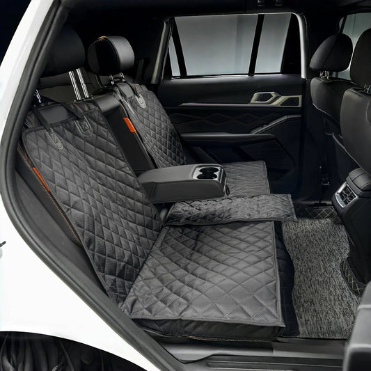 Dog Car Seat Cover, Back Seat Cover for Dogs  Waterproof Bench Seat Cover, Non-Slip