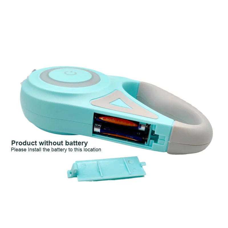 5M Automatic Retractable Dog Leash with LED Flashlight Durable Nylon Lead