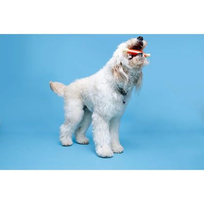 Durable Chew Toy Dogs Bacon Scented Dental Hygiene Extra Large Nylon Tuff Bone Textured Nubs Active Chewers