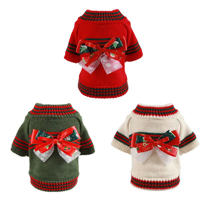Knitted Cat/Dog Sweater Autumn Winter Warm Costumes Apparels Coats