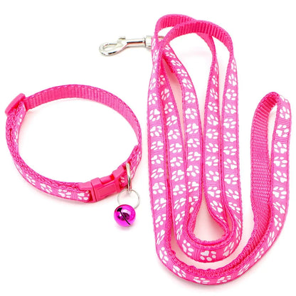 Dog/Cat Leash. Adjustable Leash and Collar for your Puppy. Outdoor Walking