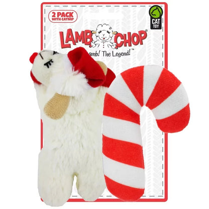 Lamb Chop Plush Dog Toy with Squeaker Interactive Puppy Toy for Small Medium Dogs