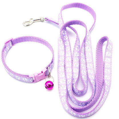 Dog/Cat Leash. Adjustable Leash and Collar for your Puppy. Outdoor Walking
