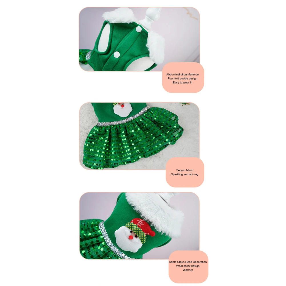 Christmas Costume Skirt Holiday Thermal Clothes Christmas Theme