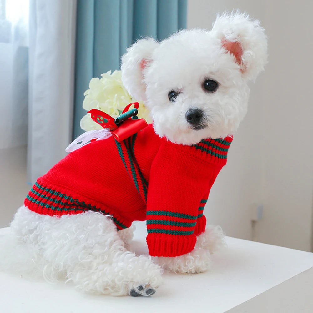 Knitted Cat/Dog Sweater Autumn Winter Warm Costumes Apparels Coats