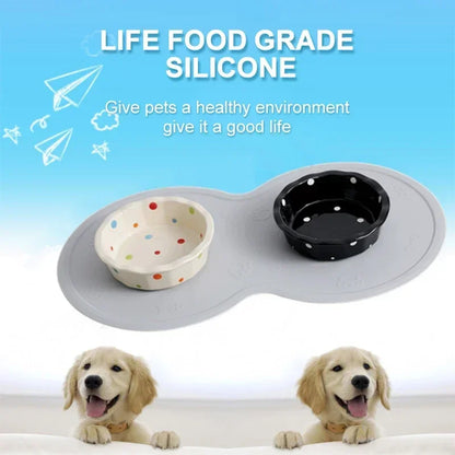Dog/Cat Feeding Mat Cloud Shape Silicone Placement