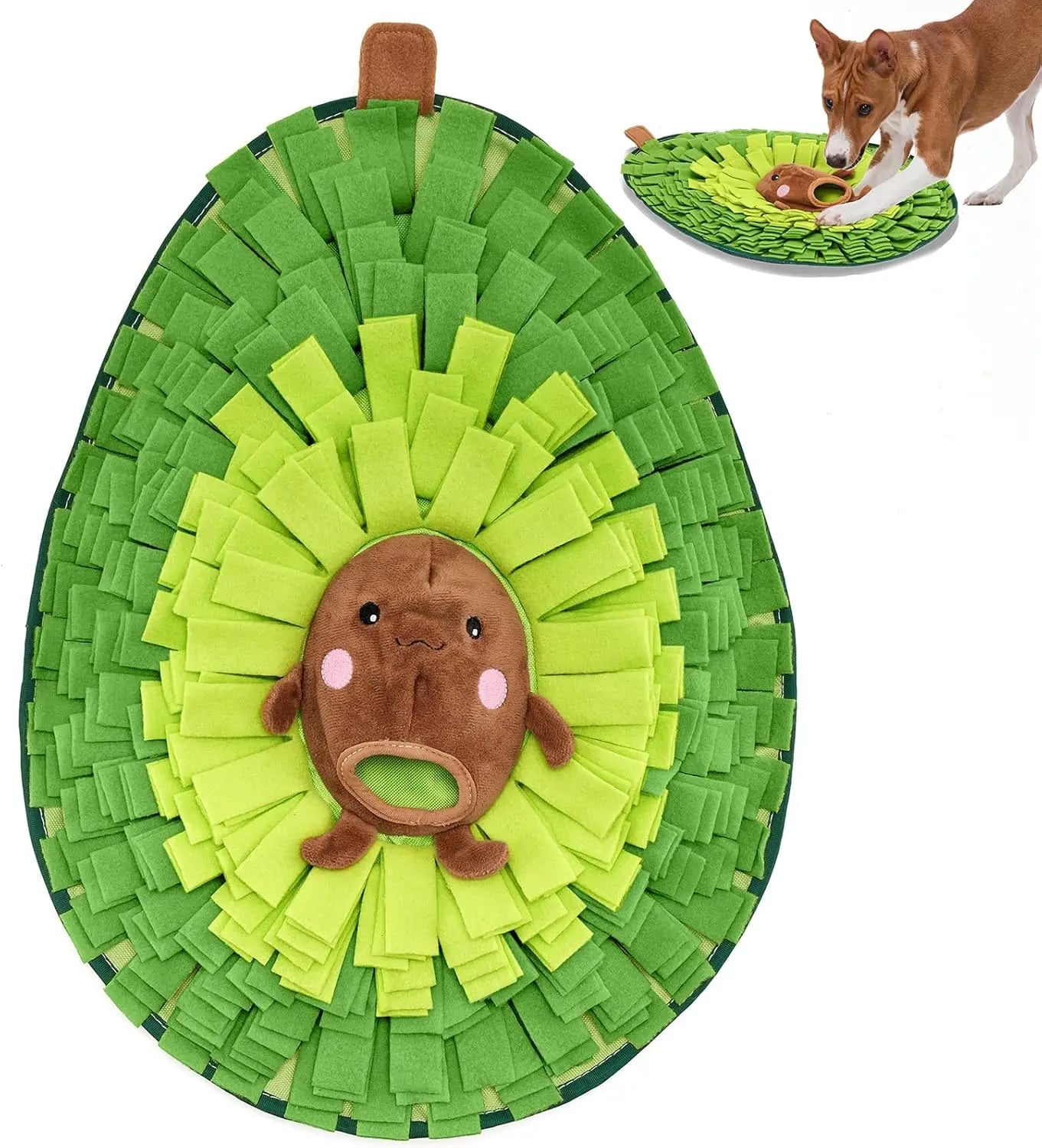 Interactive Puzzle Feeding Mat, Snuffle Mat for Dogs, Foraging Skills