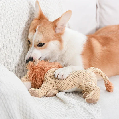 These Squeaky Plush Pet Toys feature fun animal shapes and durable designs, perfect for medium to large dogs who love to chew, play, and stay entertained.