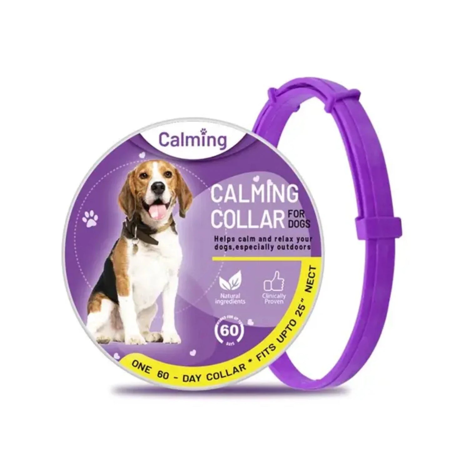 Calming Collar, Anxiety Relief, Stress Reduction, Adjustable Waterproof Dog Cat Necklace