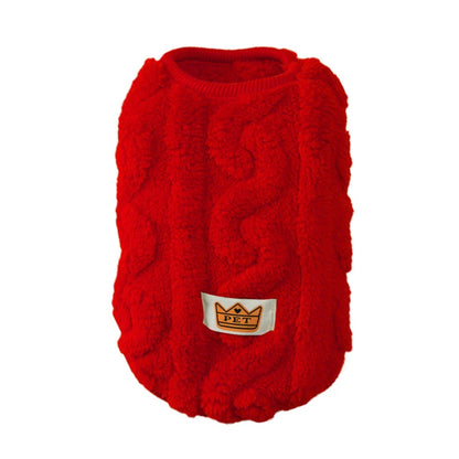 Fleece Dog Jacket For Small Medium Dogs Cats. Autumn Winter Vest Clothing