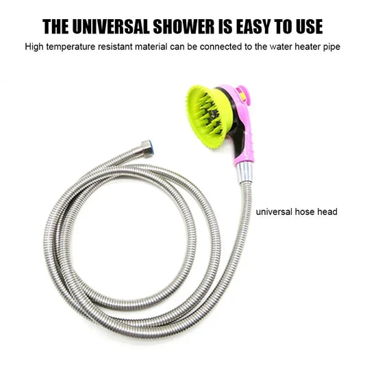 Massage Shower Head Bath Brush Dogs/Cats
