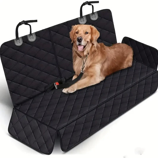 Dog Car Seat Cover, Back Seat Cover for Dogs  Waterproof Bench Seat Cover, Non-Slip