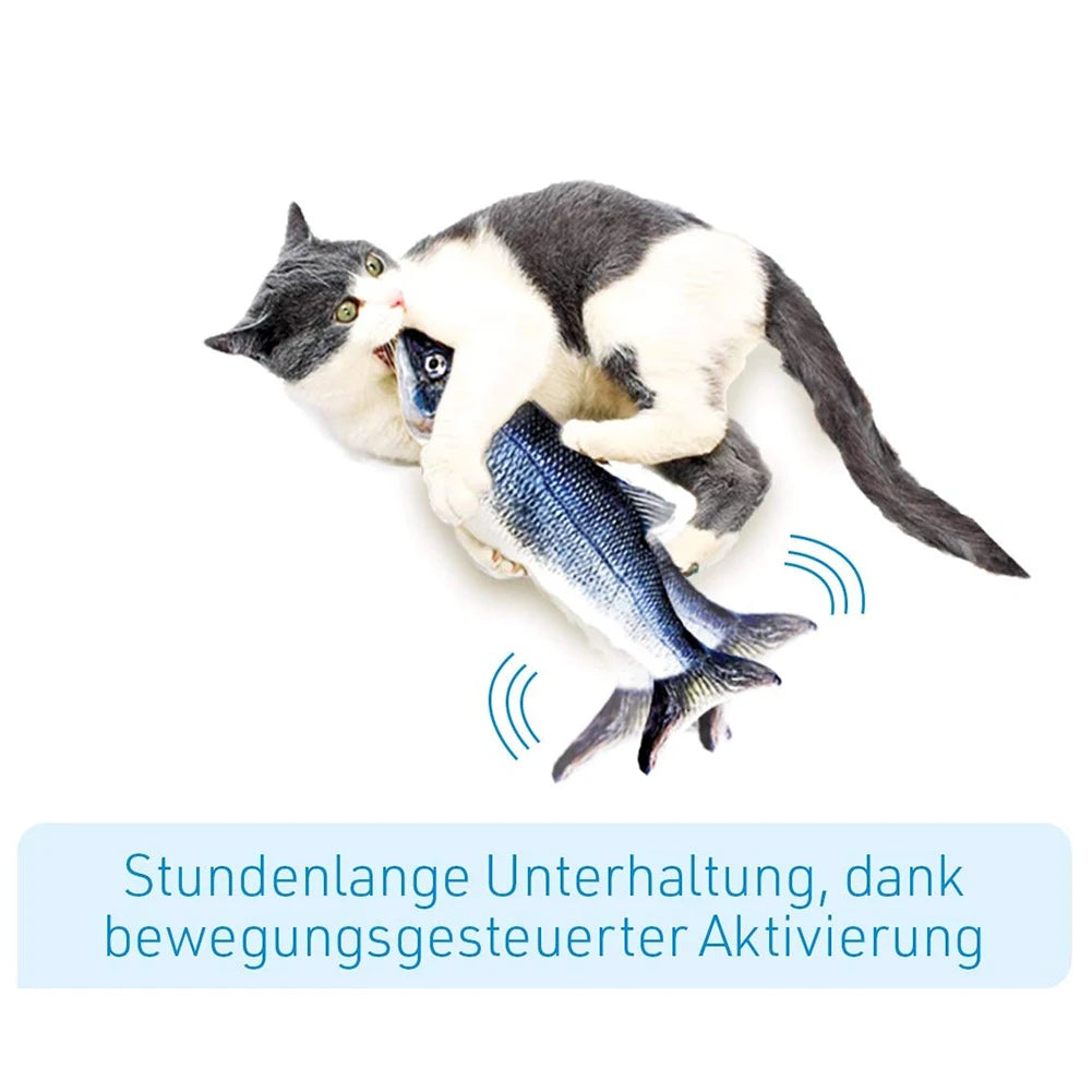 Cat Toy Fish Interactive Electric Floppy Fish USB Charger Realistic