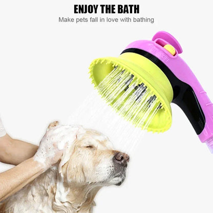 Massage Shower Head Bath Brush Dogs/Cats