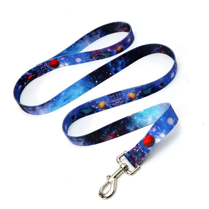 Striped, Pattern Collar Leash Traction rope Pet Cat Harnesses Leads Dog leash