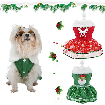 Christmas Costume Skirt Holiday Thermal Clothes Christmas Theme