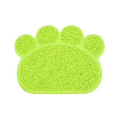 Mat Cute Feeding Dog PVC Dish Bowl Claw-shaped