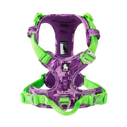Dog Harness Camouflage Reflective Nylon Special Edition and Upgrade Version Easy to Adjust