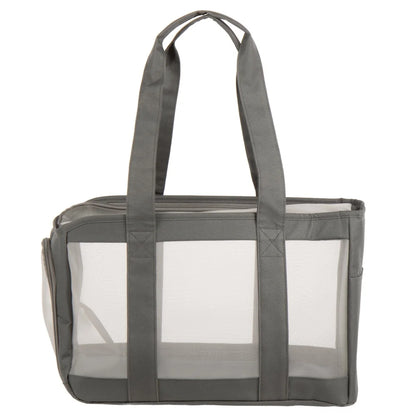 Durable Mesh Soft-Sided Pet Tote Carrier Small Dogs and Cats with Secure Zippers and Comfort Straps Ideal Travel