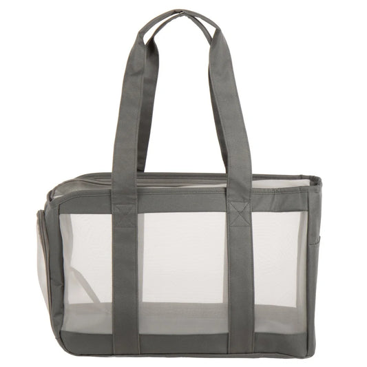 Durable Mesh Soft-Sided Pet Tote Carrier Small Dogs and Cats with Secure Zippers and Comfort Straps Ideal Travel