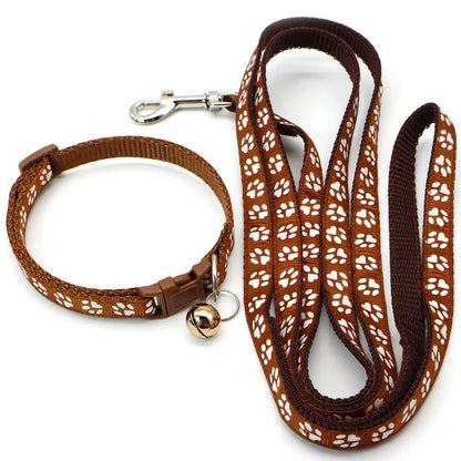 Dog/Cat Leash. Adjustable Leash and Collar for your Puppy. Outdoor Walking