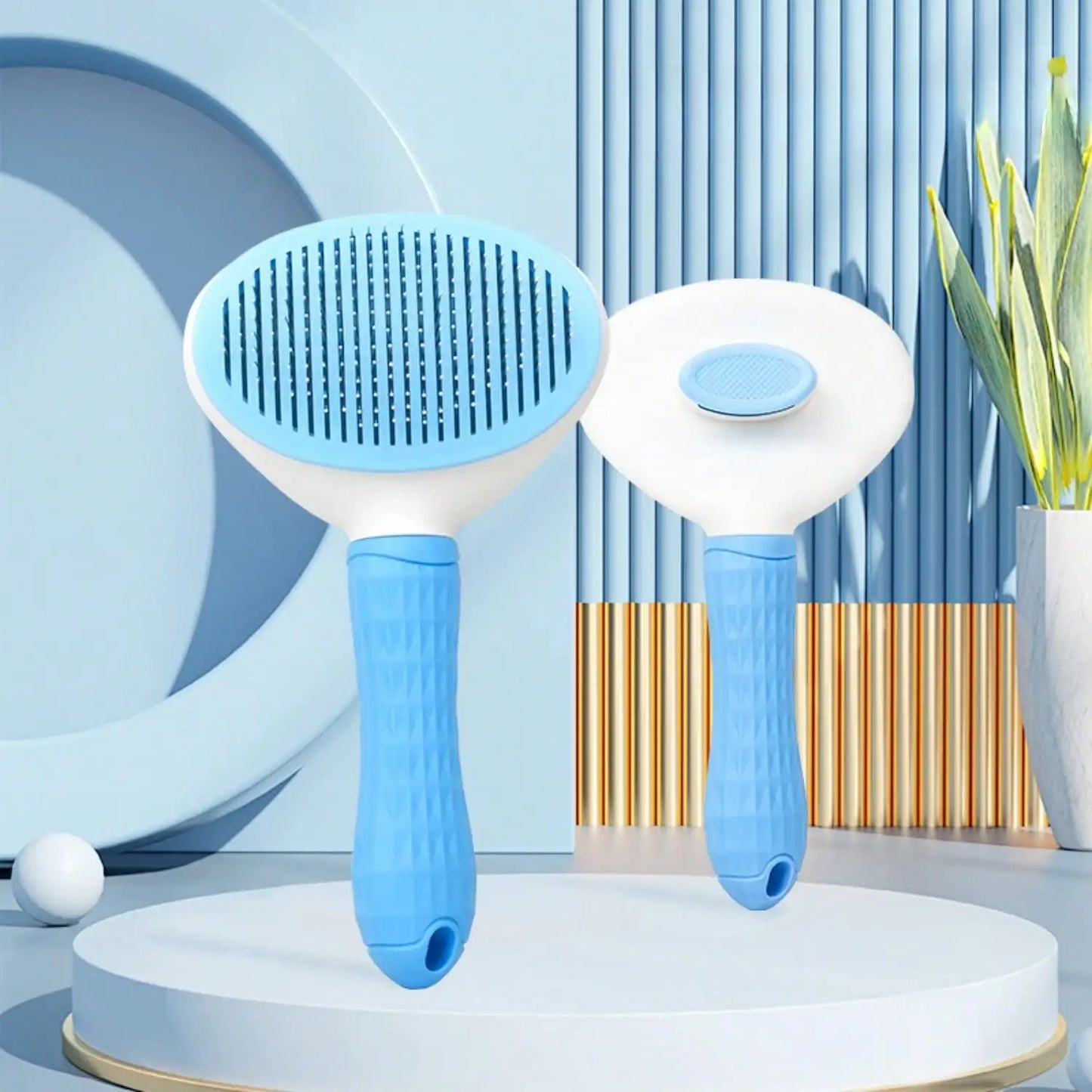 Self Cleaning Stainless Steel Pet Comb