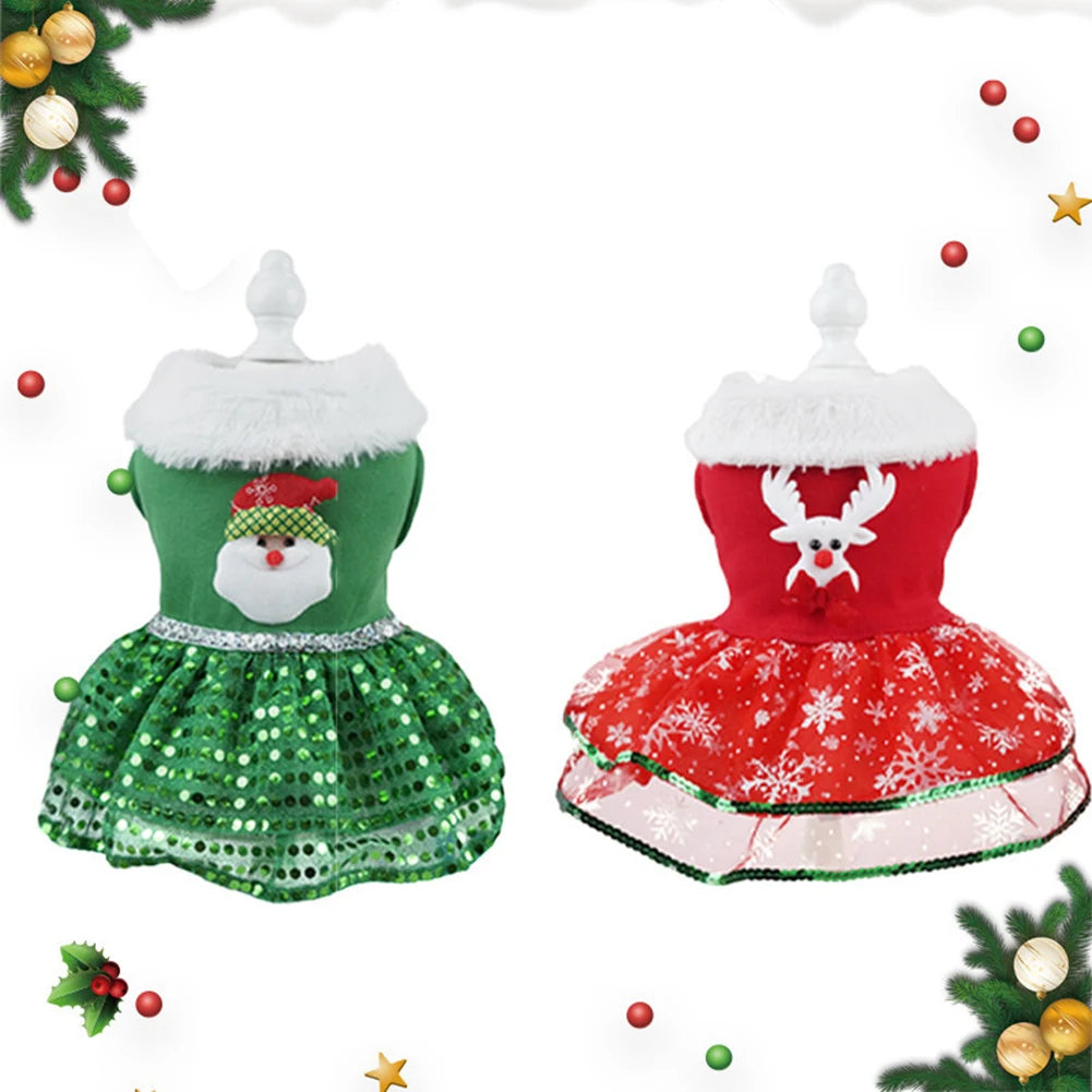 Christmas Costume Skirt Holiday Thermal Clothes Christmas Theme