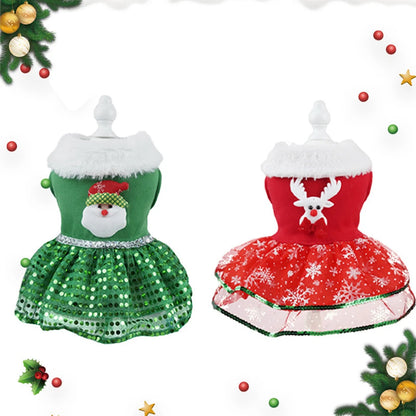 Christmas Costume Skirt Holiday Thermal Clothes Christmas Theme
