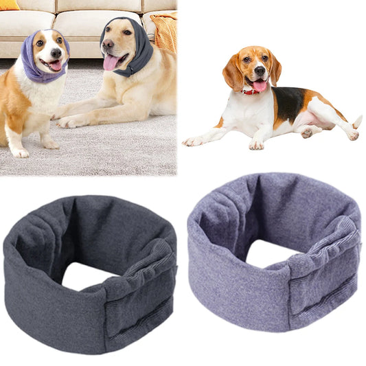 Dog Snood Ear Muffs Noise-Proof Washable Elastic