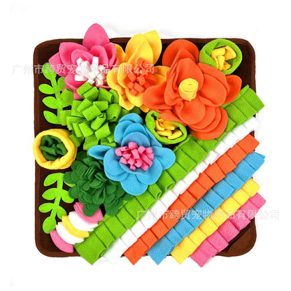 Sniffing Pad Dog And Cat Foraging Toys Indoor Play Eating Mat Relieve Stress Release Energy Treasure Hunting Slow Food