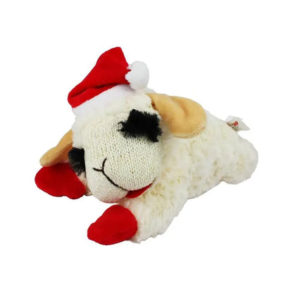 Lamb Chop Plush Dog Toy with Squeaker Interactive Puppy Toy for Small Medium Dogs