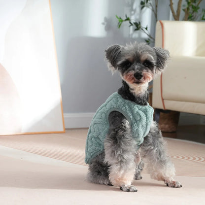 Fleece Dog Jacket For Small Medium Dogs Cats. Autumn Winter Vest Clothing