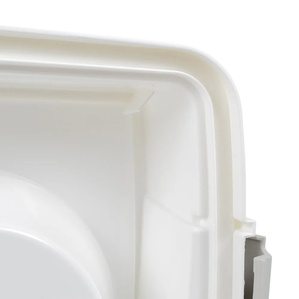 Airtight Pet Food Container.  Dog/Cat Food Storage Bin. Treat Box with Bowls Durable Clear Body Easy Access Secure Lid