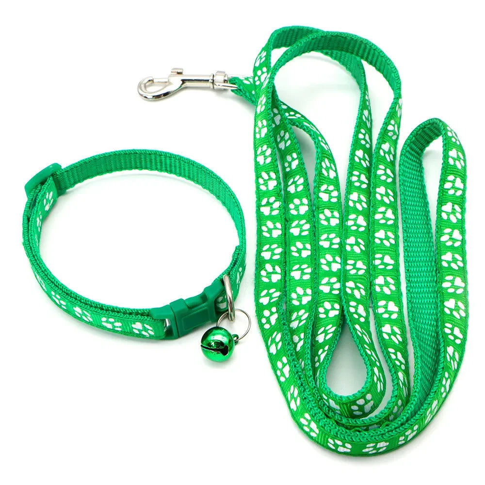 Dog/Cat Leash. Adjustable Leash and Collar for your Puppy. Outdoor Walking