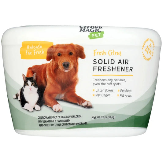 Solid Odor Absorber Pet Air Freshener Long Lasting Citrus Fragrance Deodorizing Formula