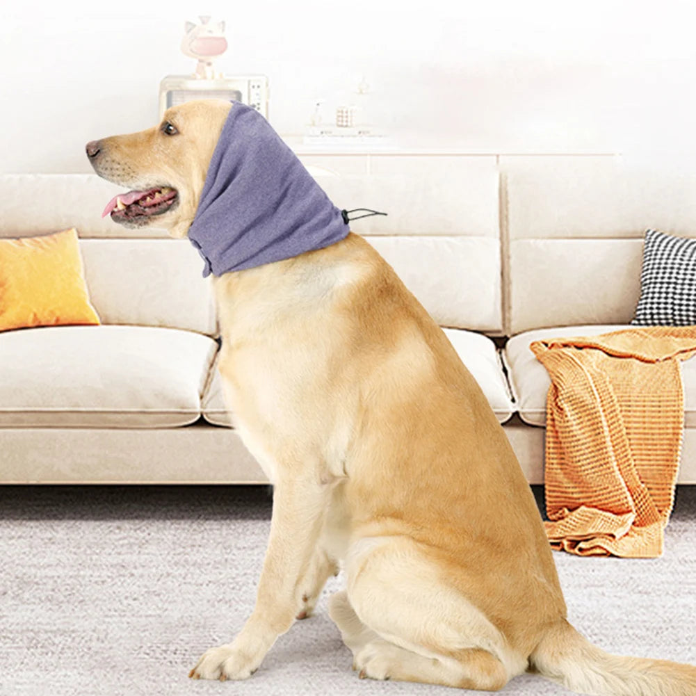 Dog Snood Ear Muffs Noise-Proof Washable Elastic