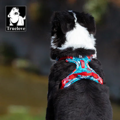 Dog Harness Camouflage Reflective Nylon Special Edition and Upgrade Version Easy to Adjust
