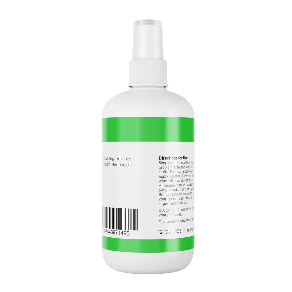 All Natural Pet Odor Eliminator Spray. Dogs Cats Gentle Cleanser Removes Dirt Dander Grime Safe All Pets