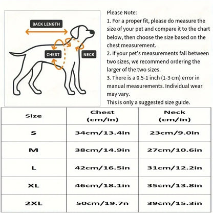 Dog Breast-band.  Double Strap for Pets.  Chest Suit Neck Harness